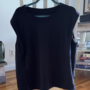 Classic Navy Blue Women's Sleeveless Top
